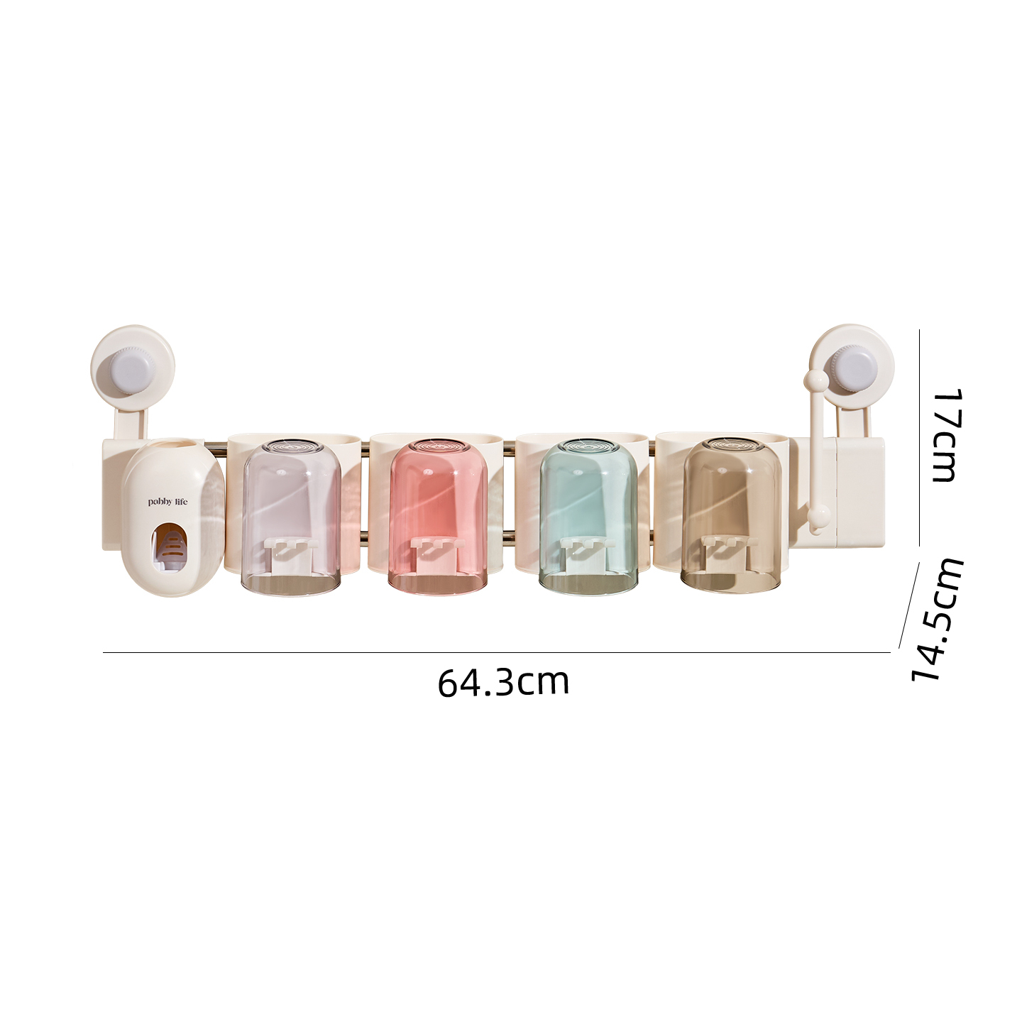 Milk white Four compartments