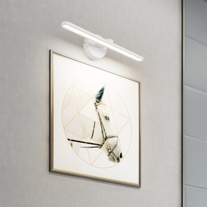 Modern Chrome <b>LED</b> Wall Lamp 4100K Neutral White Bathroom <b>Light</b> <b>Surface</b> <b>Mounted</b> E27 Bulb Base IP44 Rated - Product Image 4