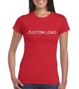 Tùy chỉnh in t Áo sơ mi phụ nữ thiết kế riêng của bạn DIY ảnh TEE Áo sơ mi Femme mùa hè trắng Top T-shirt nữ sinh nhật Áo Thun Vui - Product Image 6