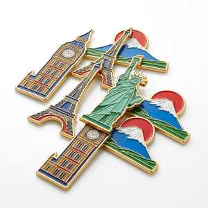 Promotional Fridge Magnet Custom Logo Souvenir Metal Fridge Magnet City 3D Refrigerator Magnet for Touris Souvenirs - Product Image 1