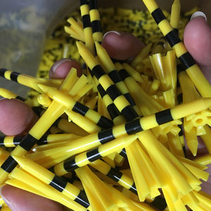 Long <span class=keywords><strong>Golf</strong></span> Support en plastique TEES Custom Made Blue and Black Strip 83 mm Tee <span class=keywords><strong>Golf</strong></span> pour Long Driver - Product Image 4