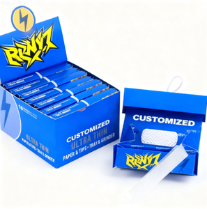 Nhà Máy Tùy Chỉnh Cán Giấy Kingsize Slim62 Tập Sách Không Tẩy Màu Nâu Chậm Đốt Tùy Chỉnh Cán Giấy OEM Cổ Phiếu Bán Buôn - Product Image 1