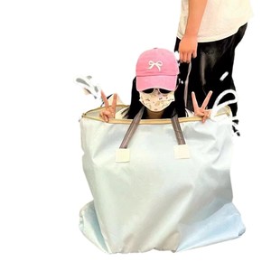 Large Capacity <b>Storage</b> Bag Rectangle Thickened For Moving Packing Quilt <b>Clothes</b> Organizer Waterproof Student Luggage - Product Image 5