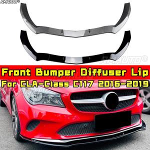 Kit carrosserie pour Mercedes Benz CLA-Class C117 2016-2019, séparateur de pare-chocs avant, spoiler, protection de pare-chocs, lèvre de pare-chocs, accessoires de voiture - Product Image 1