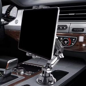 2026 Universal Car Cup Holder Dashboard Center Stack Tablet Phone Mount Mobile Phone Tablet <b>Computer</b> Bracket <b>Black</b> - Product Image 5