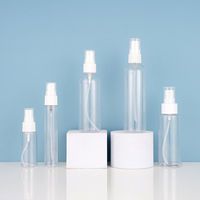 Vente en gros de flacons pulvérisateurs cosmétiques vides en PET de 10 ml à 200 ml, flacons de parfum, de lotion, de spray, avec pompe, recyclables