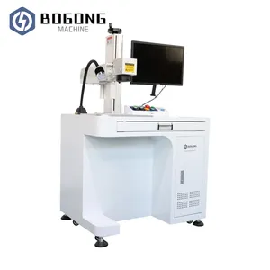 BOGONG 10W 20W 30W 50w masaüstü çok fonksiyonlu fiber lazer işaretleme makinesi metal çelik alüminyum gravür için