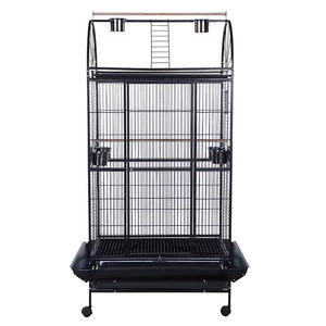 Nouveauté <span class=keywords><strong>Cage</strong></span> à oiseaux en volière 100X78X170Cm, <span class=keywords><strong>cage</strong></span> à oiseaux ornementale de luxe en métal avec roues fixables - Product Image 3