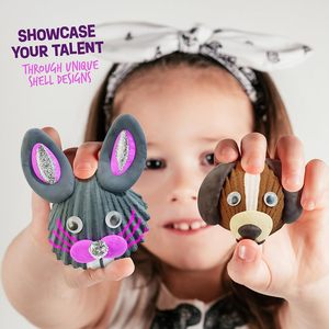 Bộ sơn đất sét siêu nhẹ xuyên biên giới trẻ em tự làm đồ chơi vẽ sáng tạo Bộ đồ thủ công bằng nhựa Quà Tặng - Product Image 5