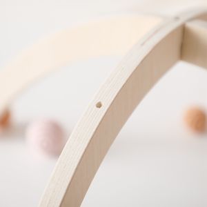 Cintre <span class=keywords><strong>Mobile</strong></span> en bois fait à la main pour bébé, décor de pépinière pour nouveau-né, accessoires organiques naturels, <span class=keywords><strong>arche</strong></span> de berceau - Product Image 4