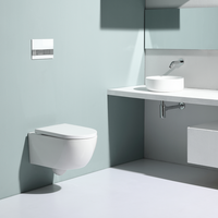 Ensemble complet de toilettes flottantes murales, Style salle de bain, WC, offre spéciale