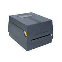 Printer Label Transfer Termal Langsung Desktop 4 Inci 203/300dpi, Printer Barcode Termal 110mm untuk Label Gantungan Pakaian