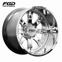 Polierte 20x10 22x12 24x14 6x5.5 8x6.5 8x170 Geschmiedete LKW-Felgen für Ford F150 F250 F350 Sierra 2500/3500 HD Dodge RAM 1500