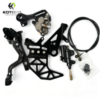 KOTORQ Rear Brake System Upgrade Kit for Surron Ultra Bee Dual Caliper Rear Brake Conversion Electric Motorcycle Brake Parts