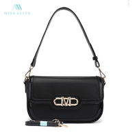 Tas Selempang Wanita Kulit PU Fashion Elegan Desainer Untuk Penggunaan Sehari-hari Tas Pesta Malam ODM OEM