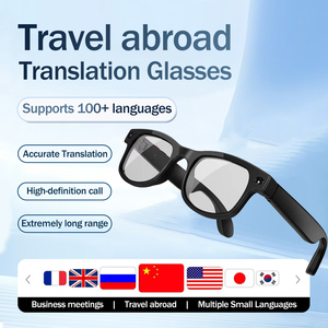 Gafas Inteligentes Transfronterizas Negras con Reconocimiento de Imagen por IA, Traducción Simultánea, Grabación de Video HD Antivibración y Fotografía - Product Image 3
