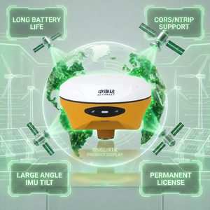 เครื่องมือสำรวจ350สถานีมืออาชีพ K60 4ฐาน V300เป้าหมายสูงอุปกรณ์ GPS GNSS RTK - Product Image 6