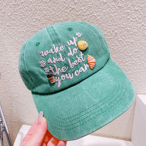 2023 Mới Hàng Ngày Thêu Thư Mũ Bóng Chày Cho Cô Gái Ánh Sáng Màu Thể Thao Biểu Tượng Tùy Chỉnh Cap Làm Bằng Nylon Bền - Product Image 3