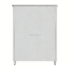 Armoire de rangement haute en acier inoxydable à 4 niveaux - Armoire de rangement de cuisine robuste pour restaurant et traiteur - Product Image 4