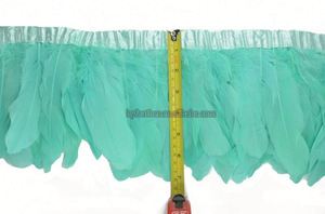 Cinta de Tela para Coser, Flecos de Plumas de Ganso, Adorno para Manualidades, Ropa, Vestidos, Disfraces, Sombreros, Accesorios, Decoración del Hogar y Fiestas - Product Image 5