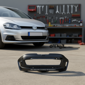 Grille de calandre pour Volkswagen Golf 2015-2016 avec trou pour phare côté droit en plastique, nouveau modèle P1092 - Product Image 2