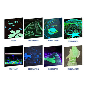 Malla 100 <span class=keywords><strong>de</strong></span> alta calidad que brilla en la oscuridad piedras luminosas piedra Artificial para decoración <span class=keywords><strong>de</strong></span> hormigón iluminación <span class=keywords><strong>de</strong></span> acera - Product Image 4