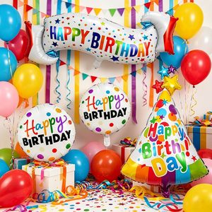 In the Trend New Design Happy Birthday Party <b>Decoration</b> Mix Color Cute Cartoon Sheep Whale Foil <b>Balloons</b> - Product Image 3