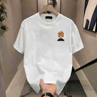 T-shirt décontracté pour homme tendance 2026, impression de haute qualité, coton pur, doux pour la peau, confortable