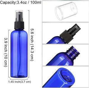 Botella de Spray de Plástico Transparente PET de 5ml-200ml con Pulverizador Continuo de Niebla Fina, Personalizable con Serigrafía para Envases de Cosméticos - Product Image 2