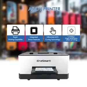 Erasmart L800 Kopf Digitaldrucker Telefonhülle Druckmaschine Tintenstrahldrucker A5 Uv-Drucker für kleine Geschäftsidee 2024