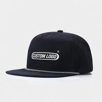 Casquette de performance personnalisée OEM avec logo, 5 panneaux, imperméable, perforée au laser, pour sports de plein air, golf, course à pied