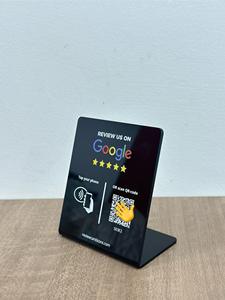 Tableau acrylique personnalisé impression Qr Code Nfc PVC présentoir vierge NFC Google carte d'examen - Product Image 3