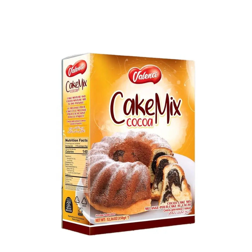 VALENCI CAKE MIX MIT COCOA UND VANILLA SPONGE PASTRY SOFORT PULVER BAKING PANCAKE PLAIN HALAL