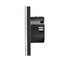 Bingoelec vente en gros 12V-24V écran tactile capteur interrupteur Smart Life Compatible interrupteur d'éclairage mural pour la maison Zigbee WiFi réseau 250V