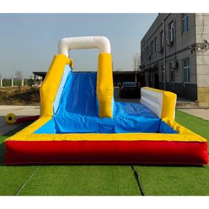 Toboggan aquatique gonflable avec piscine d'atterrissage étanche |   Équipement de jeux aquatiques commerciaux - Product Image 6