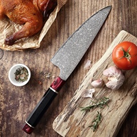 Yangjiang Custom 1-delige Japanse Professionele Keuken Slager Messen Damascus Chef Kiritsuke Set Metalen Chefs Tas