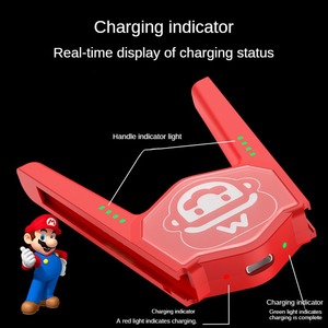 Station de charge Mario <span class=keywords><strong>Pikachu</strong></span> pour <span class=keywords><strong>nintendo</strong></span> <span class=keywords><strong>Switch</strong></span>/<span class=keywords><strong>switch</strong></span> Support de charge Oled pour manette gauche et droite Station de charge - Product Image 5