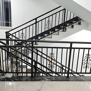 आधुनिक स्टेनलेस स्टील और लोहे की सीढ़ी आर्मरेस्ट रेलिंग-अपार्टमेंट्स और बालकनी के लिए प्रतिरोधी टिकाऊ - Product Image 4