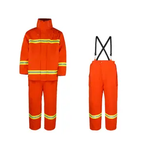 Uniforme de bombero Lucha contra incendios Europa Estándar 4 capas Aramid Bombero Traje de bombero