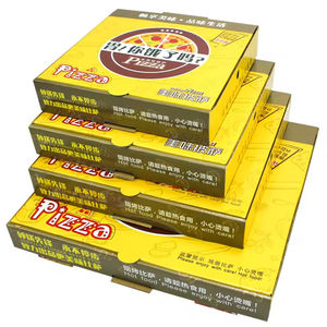 <span class=keywords><strong>Scatole</strong></span> di <span class=keywords><strong>Pizza</strong></span> in carta Kraft per Hamburger con scritte ondulate su tutte le <span class=keywords><strong>dimensioni</strong></span> stampate personalizzate - Product Image 2