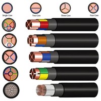 Kabel N2xry N2xcwy Stromkabel Kupfer/PVC 3*185 + 1*95 mm Gebundenes Drahtgeflecht 0,6/1 KV Elektrische Kabel CN