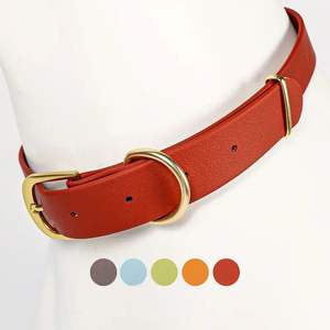 Ensemble Collier et Laisse de Dressage Imperméable pour Pitbull en TPU PVC Cuir Fourrure Décoratif Personnalisable à Imprimer Vente en Gros pour Chiens de Chasse Solide - Product Image 5