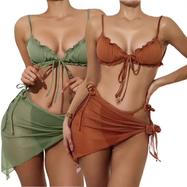 Sıcak seksi brezilyalı mikro tanga bikini beachwear fabrika özel baskı olgun kadın brezilyalı Bikini mayo mayo
