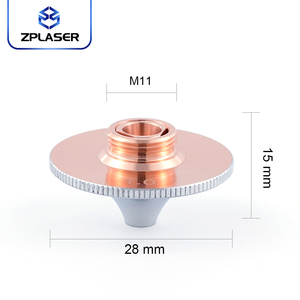 ZPLASER D28 M11 H15 Boquillas láser de doble capa Boquilla de corte láser para cabezal de corte láser de fibra - Product Image 2