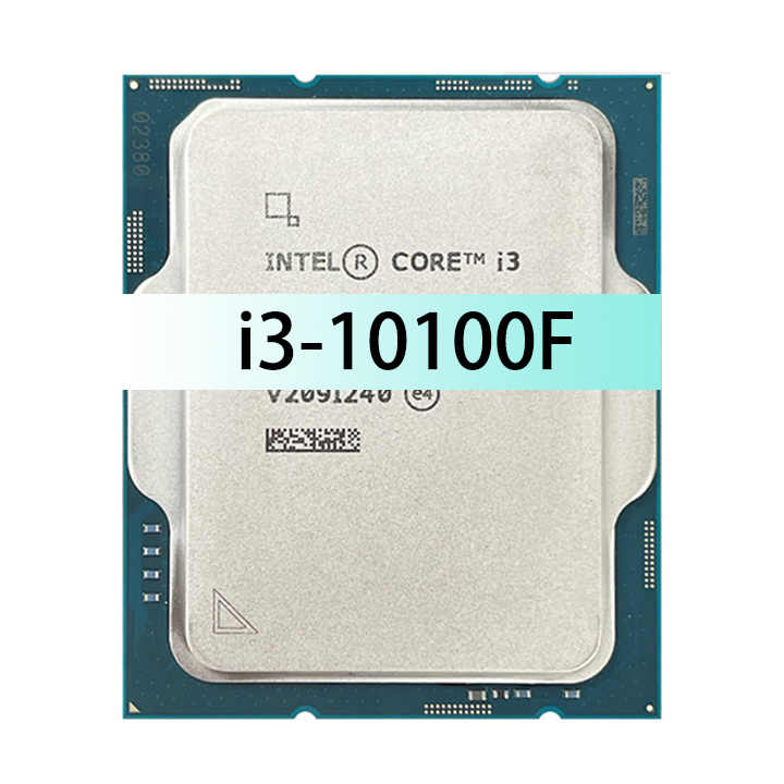 Processeur Intel Core i3-10100F (4,3 Ghz) LGA 1200 - Sans iGPU à prix bas