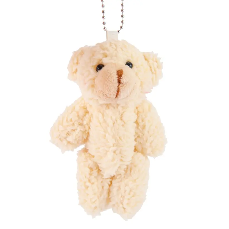 Plush Teddy Bear Keyring for Promotion with Lamb Fabric 10 Cm Height Soft Toys Teddy Bear Tady Bear Small Bear Teady Bear 3 Days