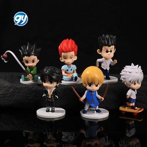 6 pièces chasseur x chasseur Figure Anime Gon Killua <span class=keywords><strong>Leorio</strong></span> Kurapika Hisoka Chrollo poupée Statue - Product Image 1