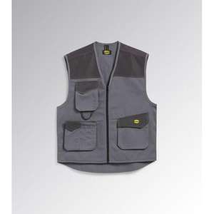 Gilet tactique Diadora, taille L, coupe régulière, polyester antistatique, équipement de plein air, bleu classique - Product Image 1