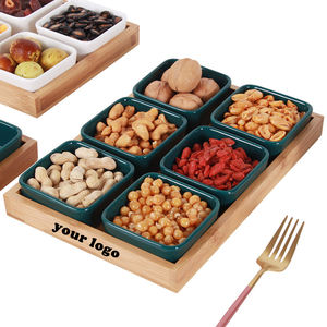 Vente chaude Nouvel An <span class=keywords><strong>Plat</strong></span> à bonbons et fruits secs créatif <span class=keywords><strong>Plat</strong></span> <span class=keywords><strong>de</strong></span> service <span class=keywords><strong>en</strong></span> céramique Ensemble <span class=keywords><strong>de</strong></span> plateaux <span class=keywords><strong>en</strong></span> <span class=keywords><strong>bois</strong></span> pour la maison Mariage - Product Image 1