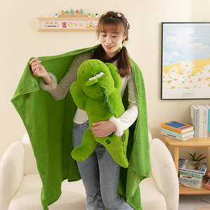 새로운 스타일의 공룡 인형 베개 담요 아기 스트레스 해소 수면 생일 선물 - Product Image 3